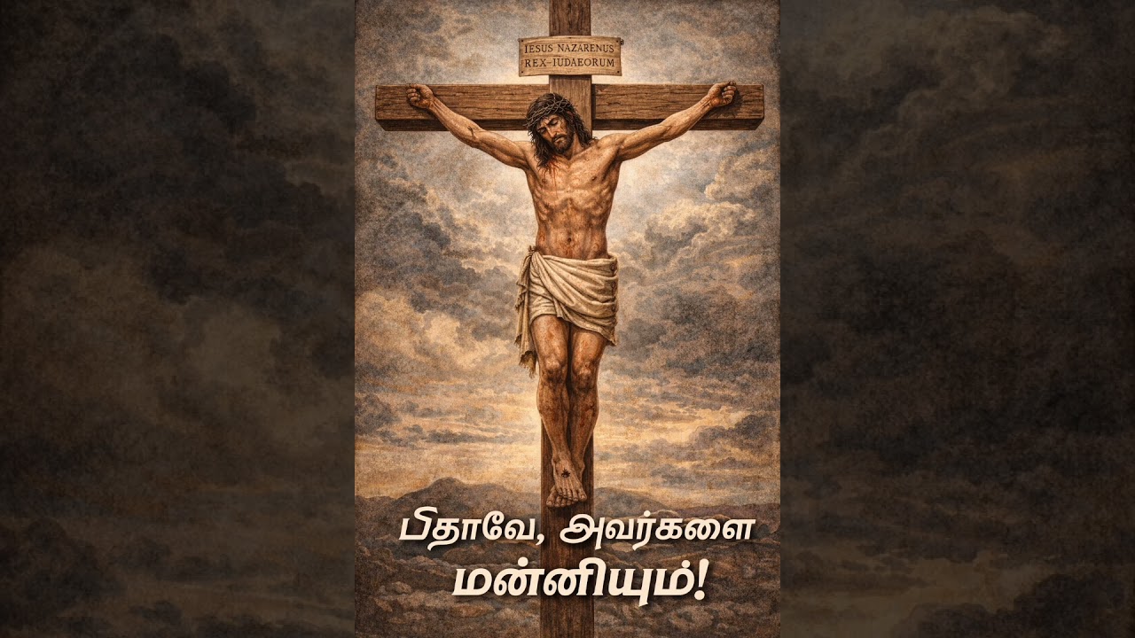 பிதாவே இவர்களை மன்னியும் லூக்:23:34.