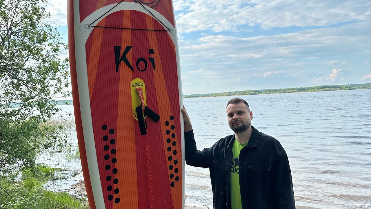 Обзор сапборда Rave Board и Koi сравнение 😄чуть потеплело и сразу сплав первый раз