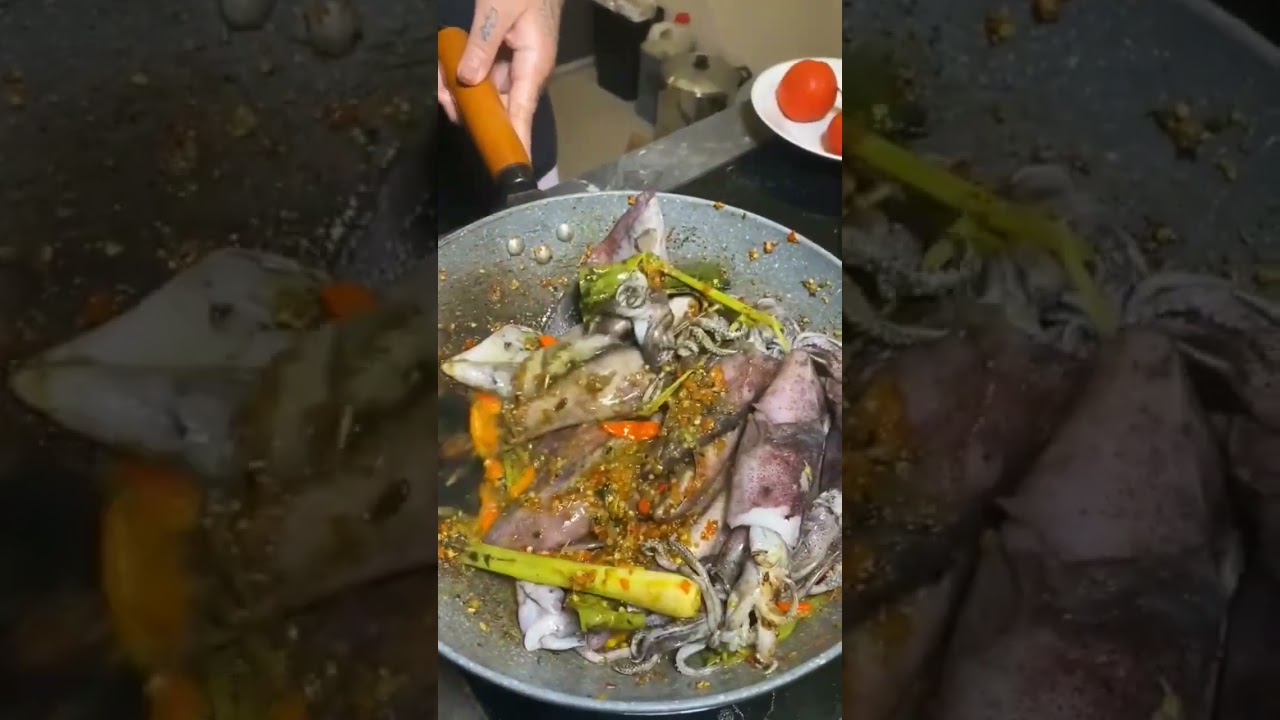 masak cumi pedas IB : kingabdi jajanmercon #strrefoods #shortvideo #reels