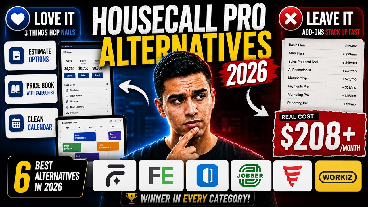 Best Housecall Pro Alternatives in 2026 (Honest Breakdown)