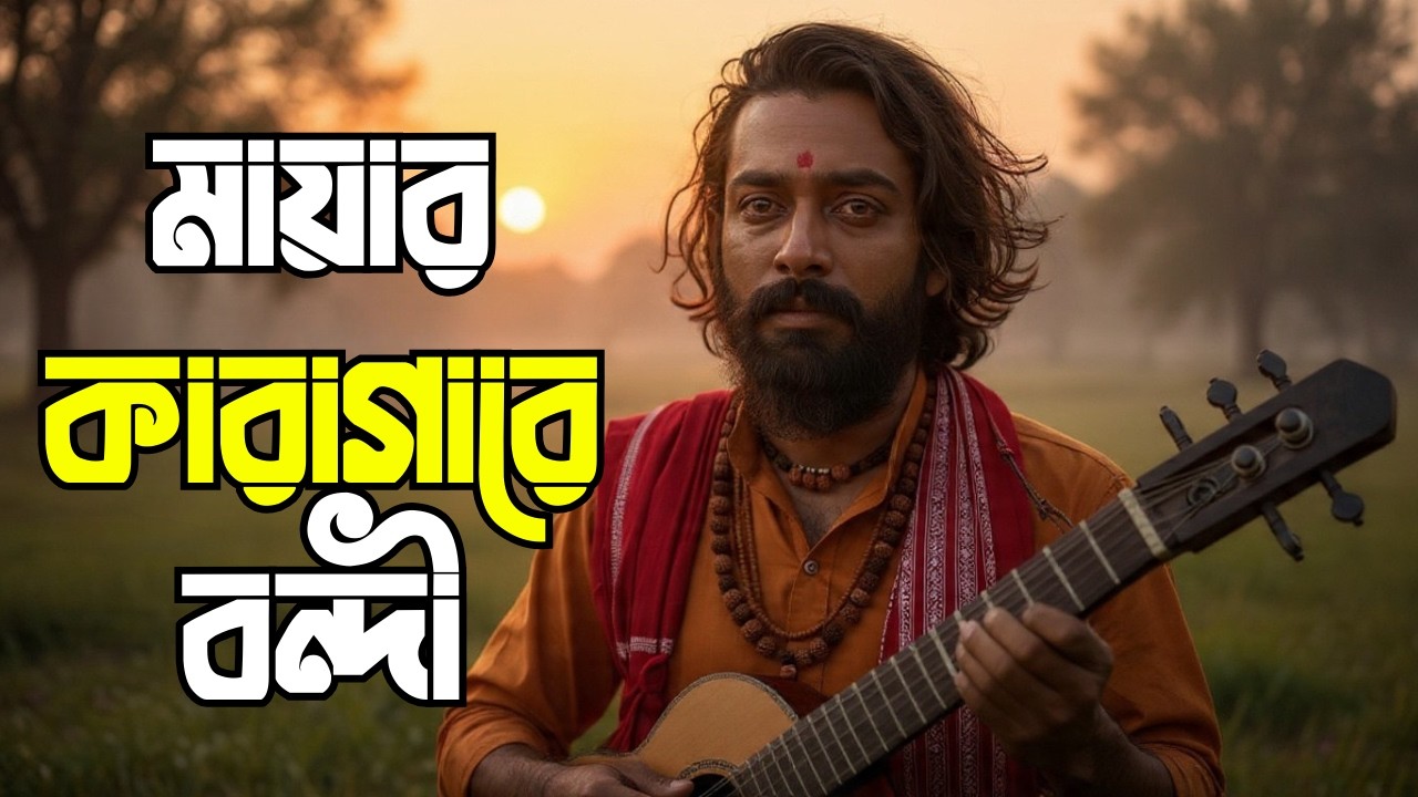 মায়ার কারাগারে বন্দী রে মন | bangla folk song rock version | হৃদয় কাঁপানো নতুন বাউল গান