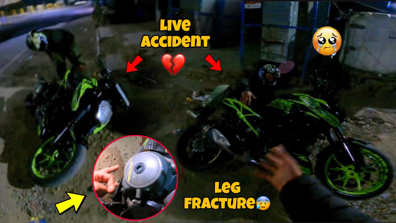 My Live Crash😭||Totally Unexpected💔|| leg fracture😤