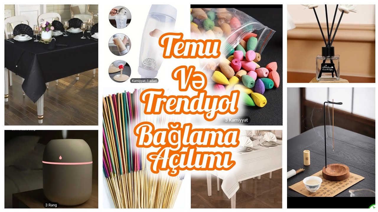 Temudan aldığım metbex eşyalarını cox beyendim.Günlük rutin işleri.Temu ve Trendyoldan aldıqlarım