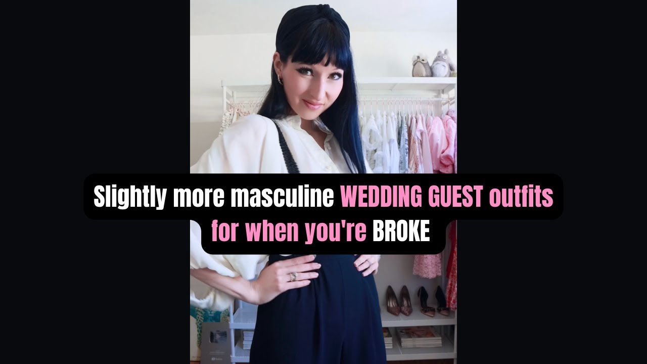 Slightly more masculine wedding guest outfit for when you're broke
