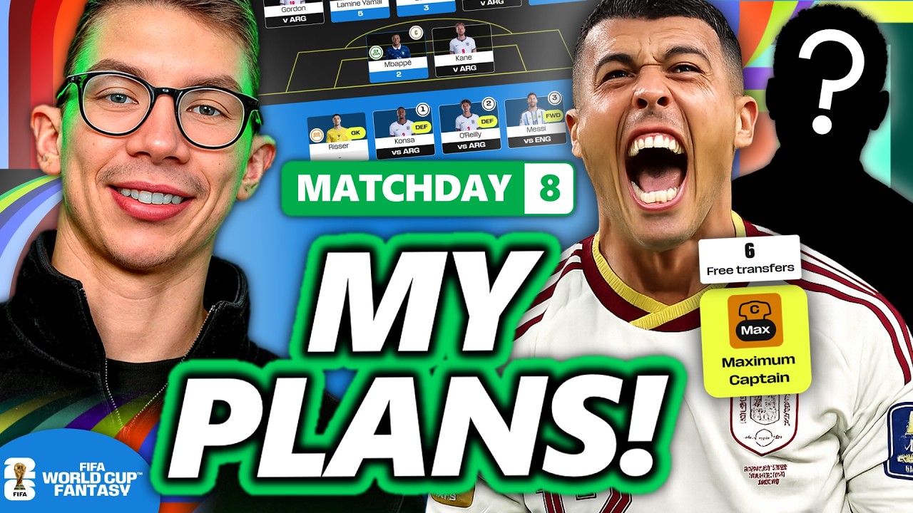 6 FREE TRANSFERS! MY EARLY THOUGHTS/PLANS FOR MATCHDAY 8/FINAL IN FIFA WORLD CUP FANTASY 2026!