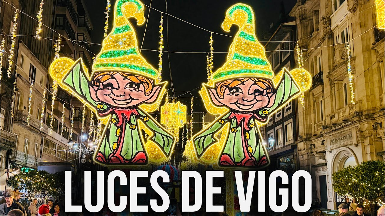 #143 LUCES DE NAVIDAD DE VIGO ESPAÑA | Las mejores luces de NAVIDAD del Mundo 🎄