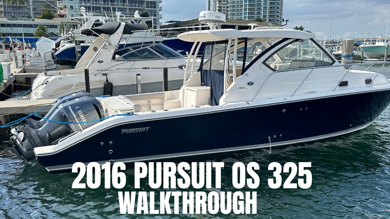 2016 PURSUIT OS 325 LUJO Y PERFECCION