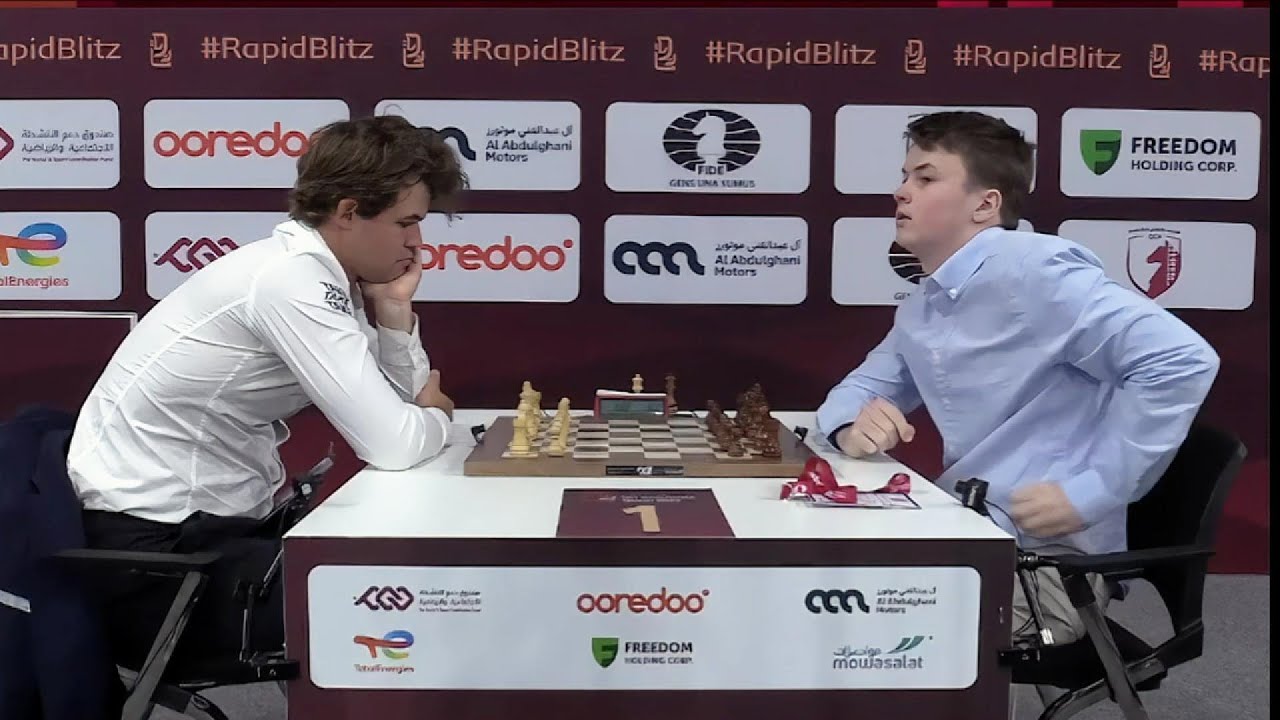 Magnus Carlsen vs. Havard Haug / World Blitz 2025  / 