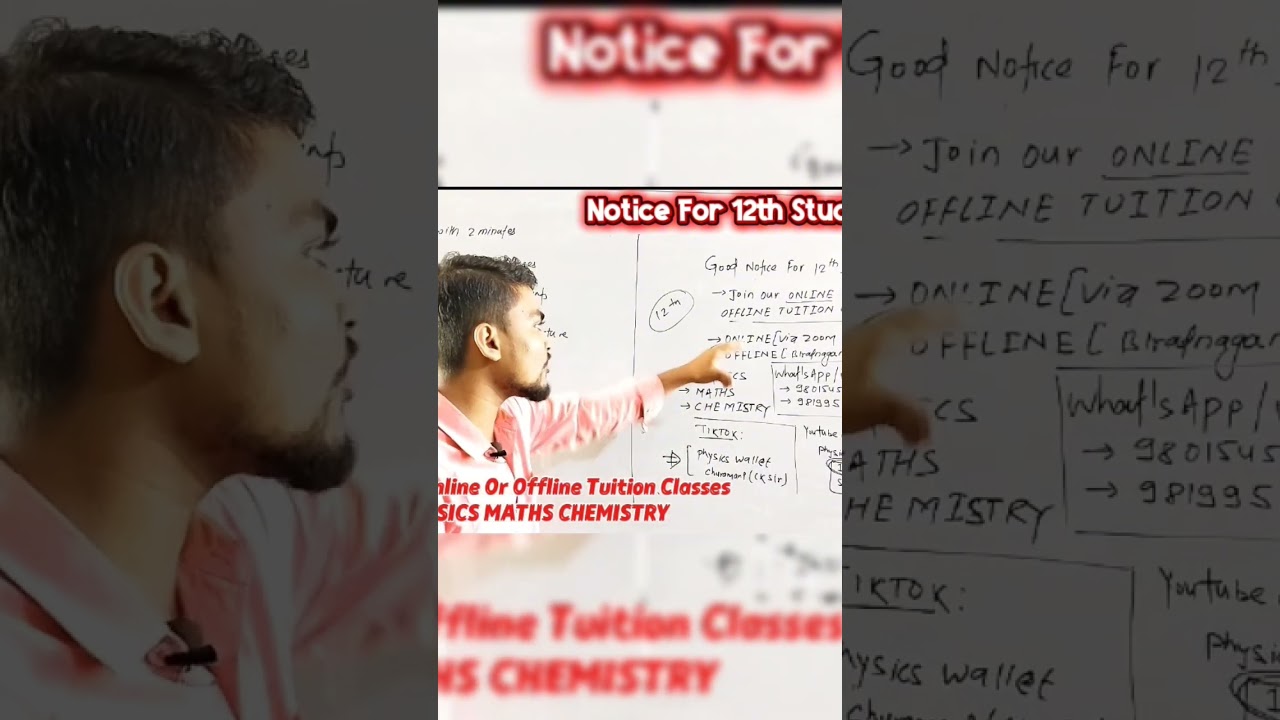 Join The Best online tuition classes for Physics Maths Chemistry In Nepal & Get A+ With Us