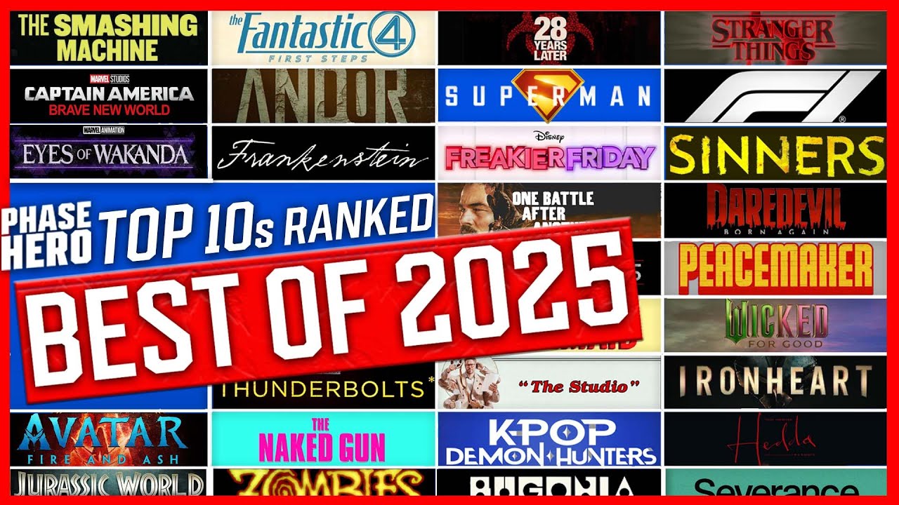 Top 10 of 2025: Movies & TV Shows Ranked