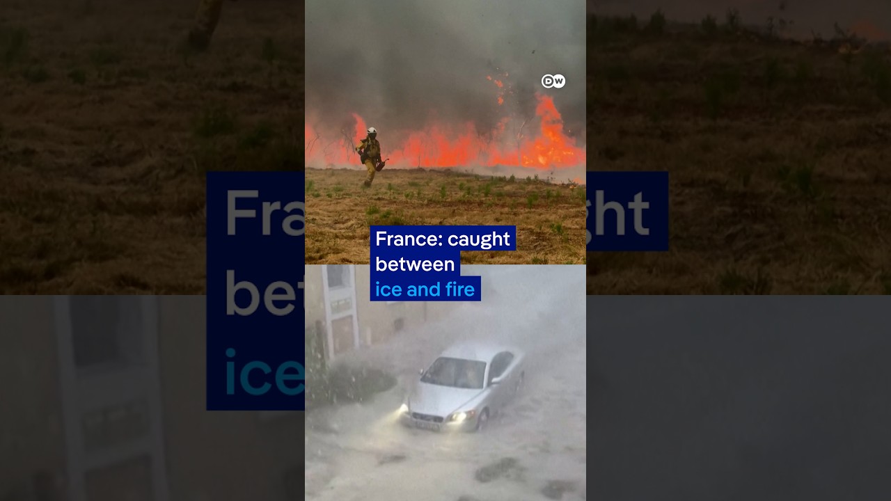 Fire and ice share the spotlight in France |&nbsp;DW News
