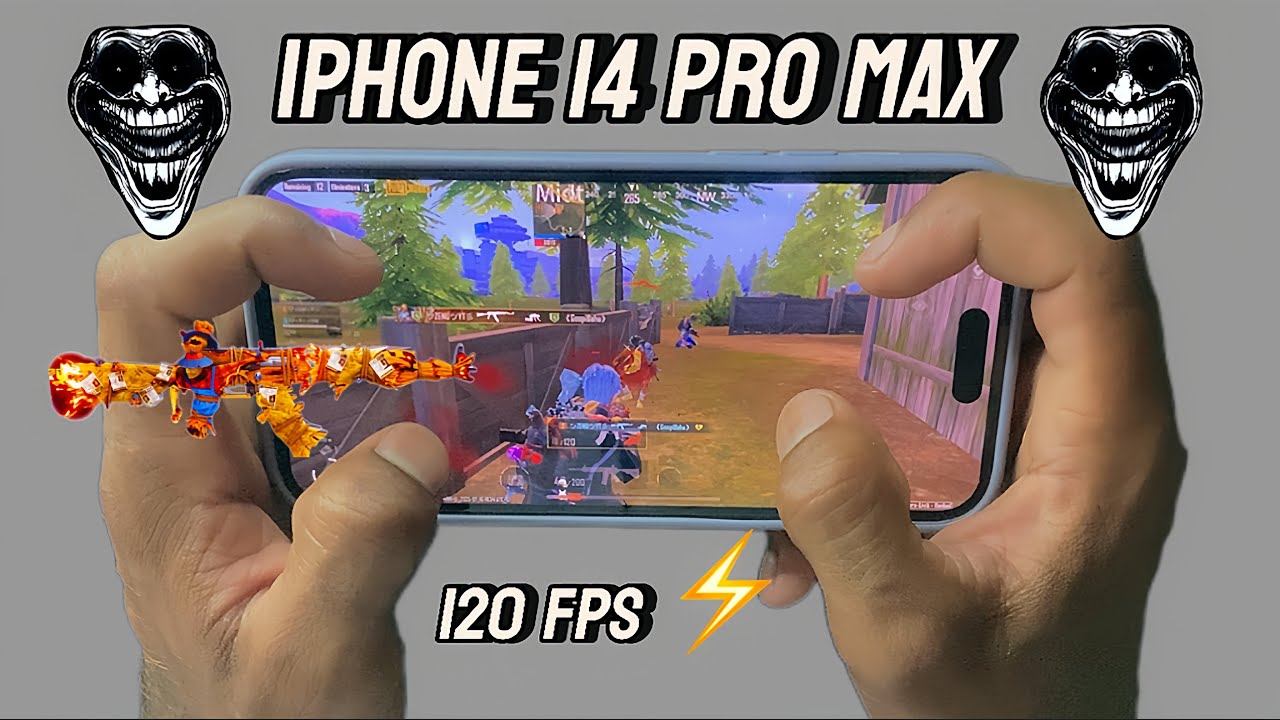 IPHONE 14 PRO MAX 120 FPS 🔥 PUBG MOBILE TEST IN 2025 🥶 AFTER IOS 18.5 / 4 FINGER + GYROSCOPE#bgmites