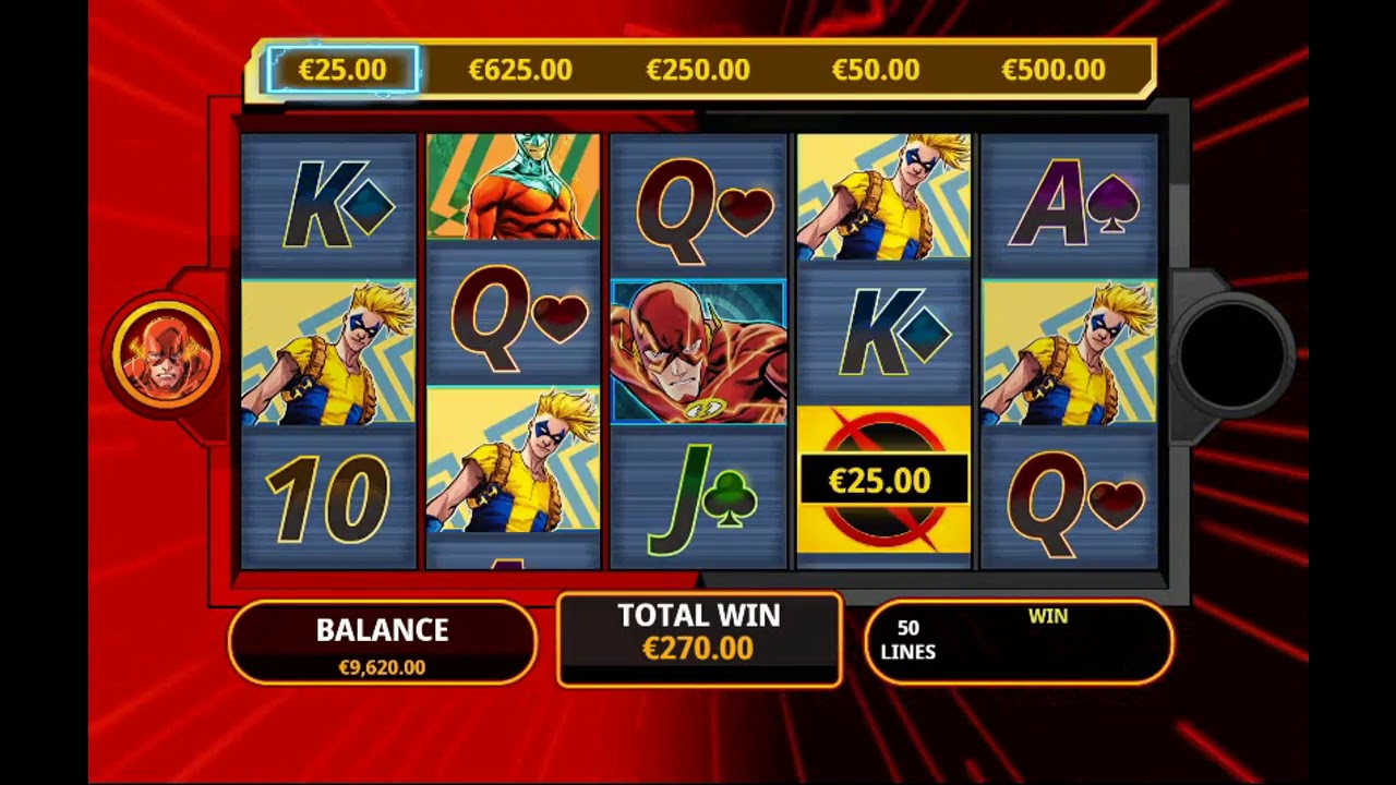 The Flash Slot Scatter Free Spins Round Demo Gameplay