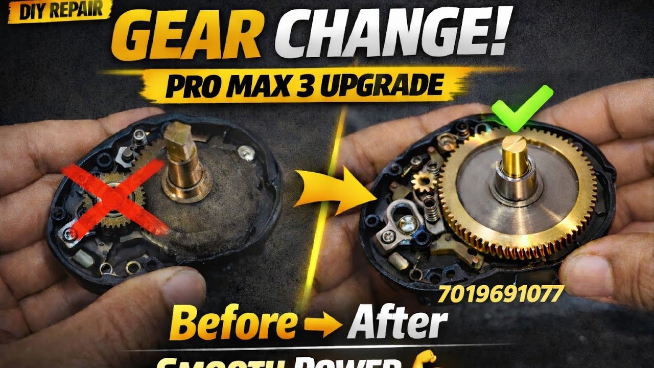 Abu Garcia Pro Max 3 | Main Gear & Pinion Gear Upgraded#fishing #fish #handmadelure #angler #love 