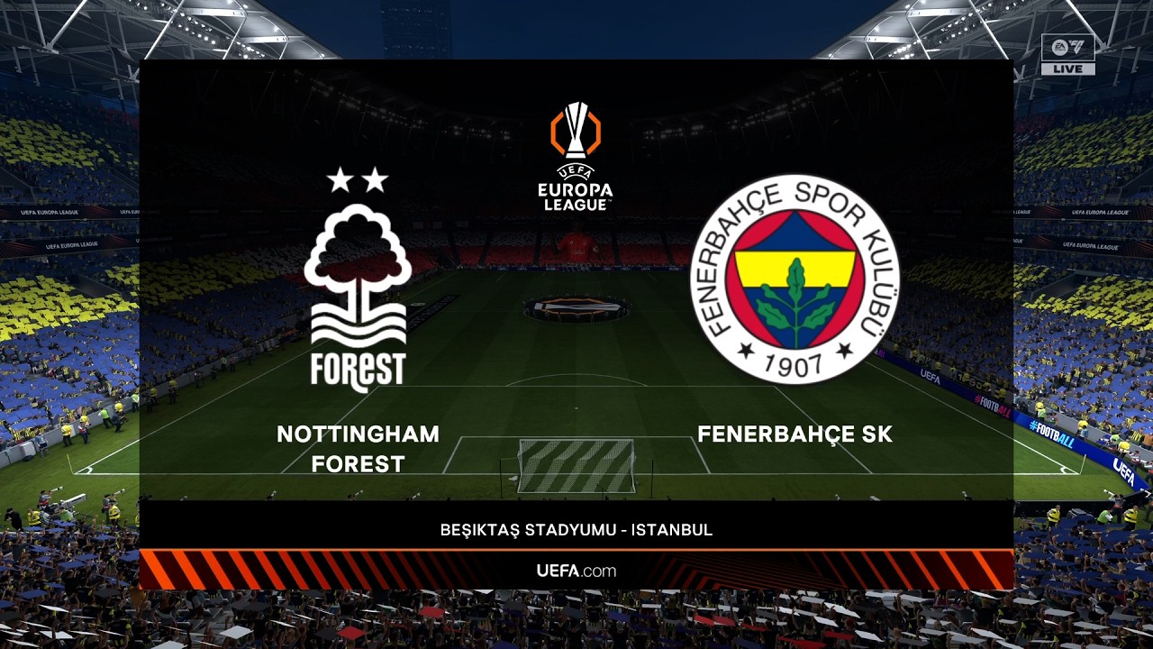 NOTTINGHAM FOREST vs FENERBAHÇE SK | EUROPA LEAGUE Round of 32 | Second Leg | FC 26 | PS5 | Gameplay