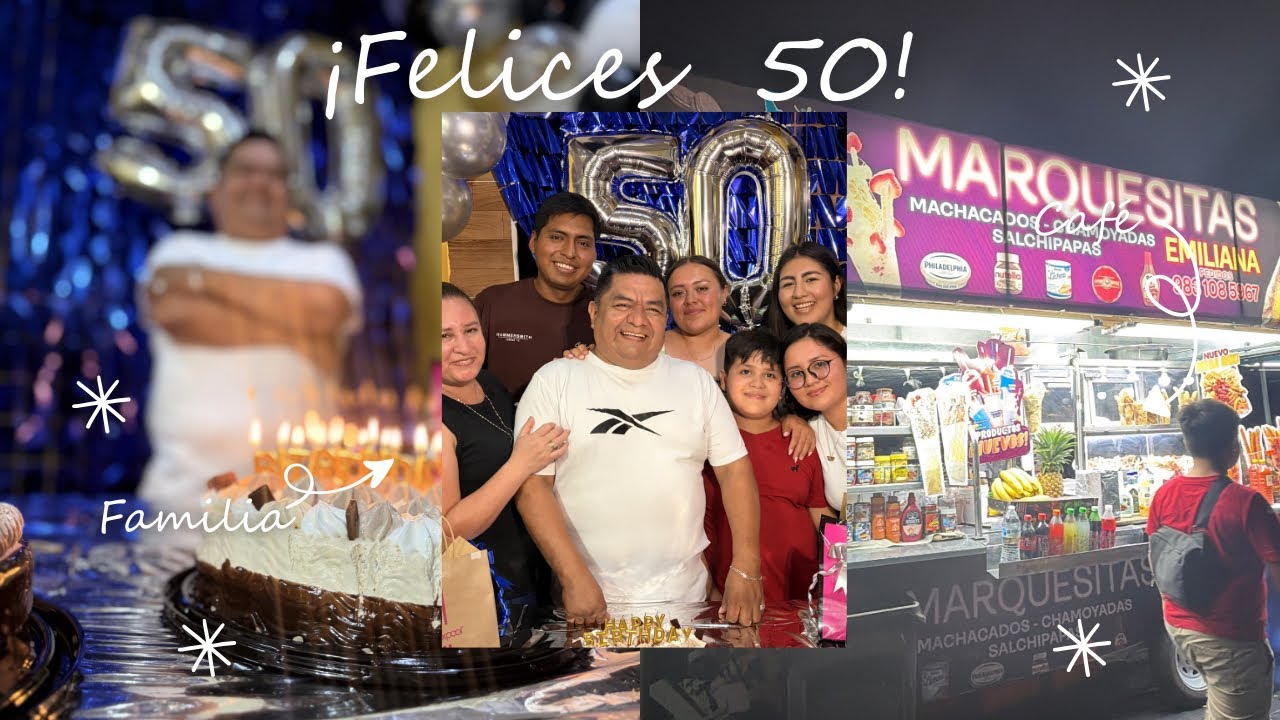 Así festejamos los 50 años de mi papá! 🙏🏻🥳 + terminamos en la bahía a la 1 am. 😱
