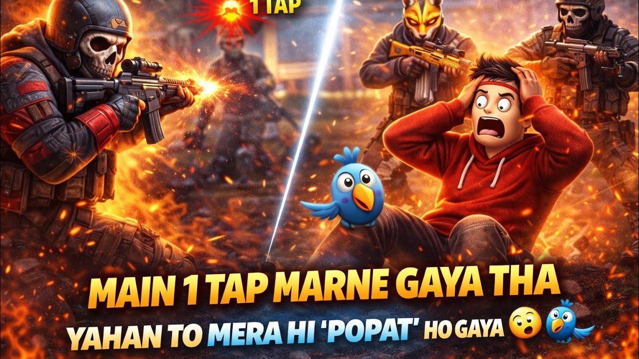 One tap Marne gaya tha... Yahan to Mera, He popat Ho Gaya...🫠😂😜👊🔥😎✌️... Bhai ka challenge Khatarnak.