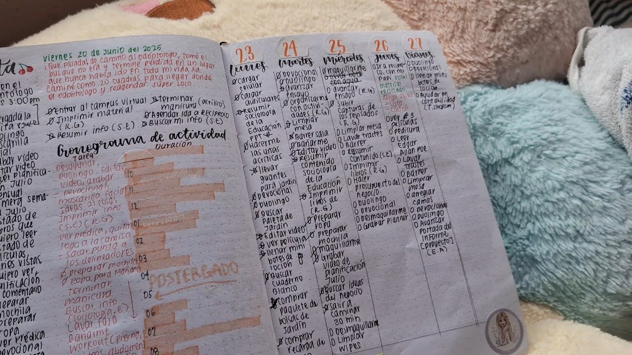 Me organizo con inspiración del Hobonichi Cousin japonés 🗓 | Organización y planificación creativa ✨