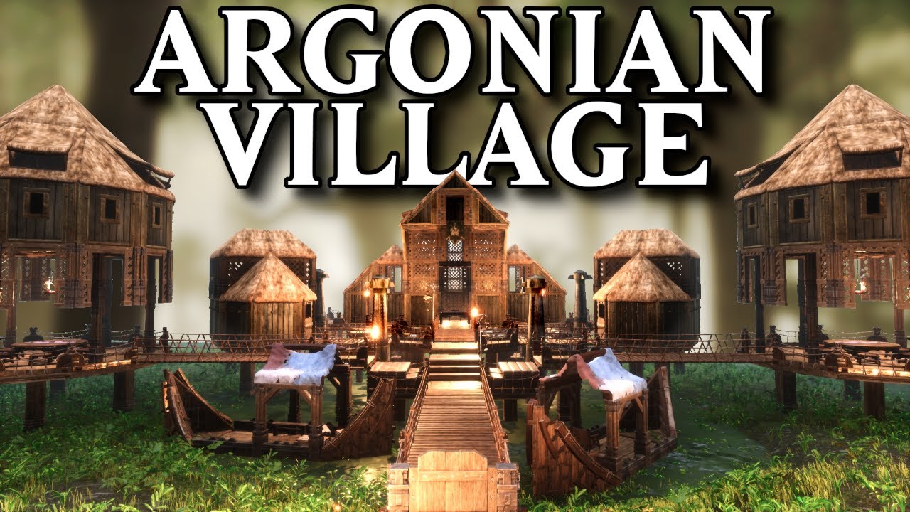 Conan Exiles: Argonian Village - Build Guide (No Mods, Elder Scrolls)