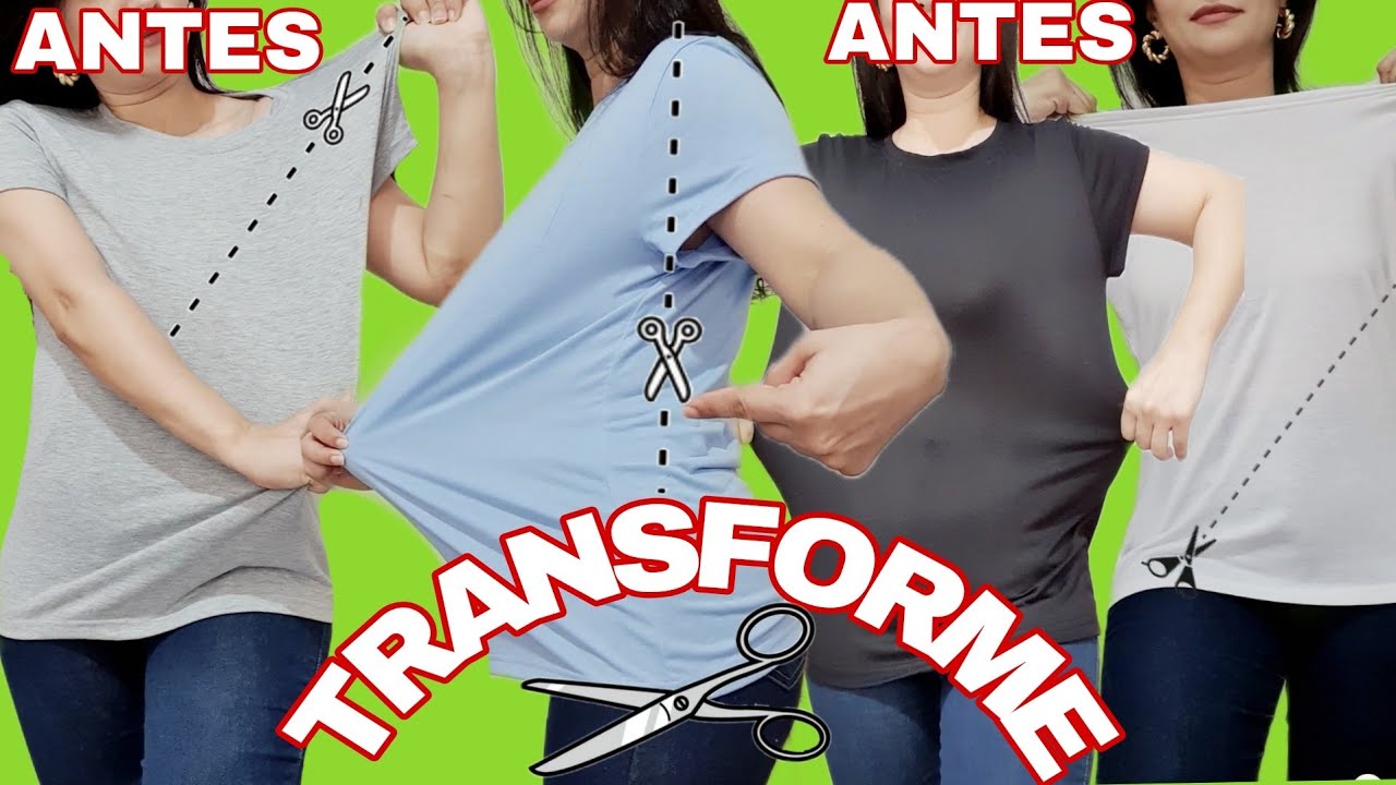 TRANSFORME suas ROUPAS com DICAS de CUSTOMIZAÇÃO, 4 ideias INCRÍVEIS para RENOVAR o GUARDA ROUPA diy