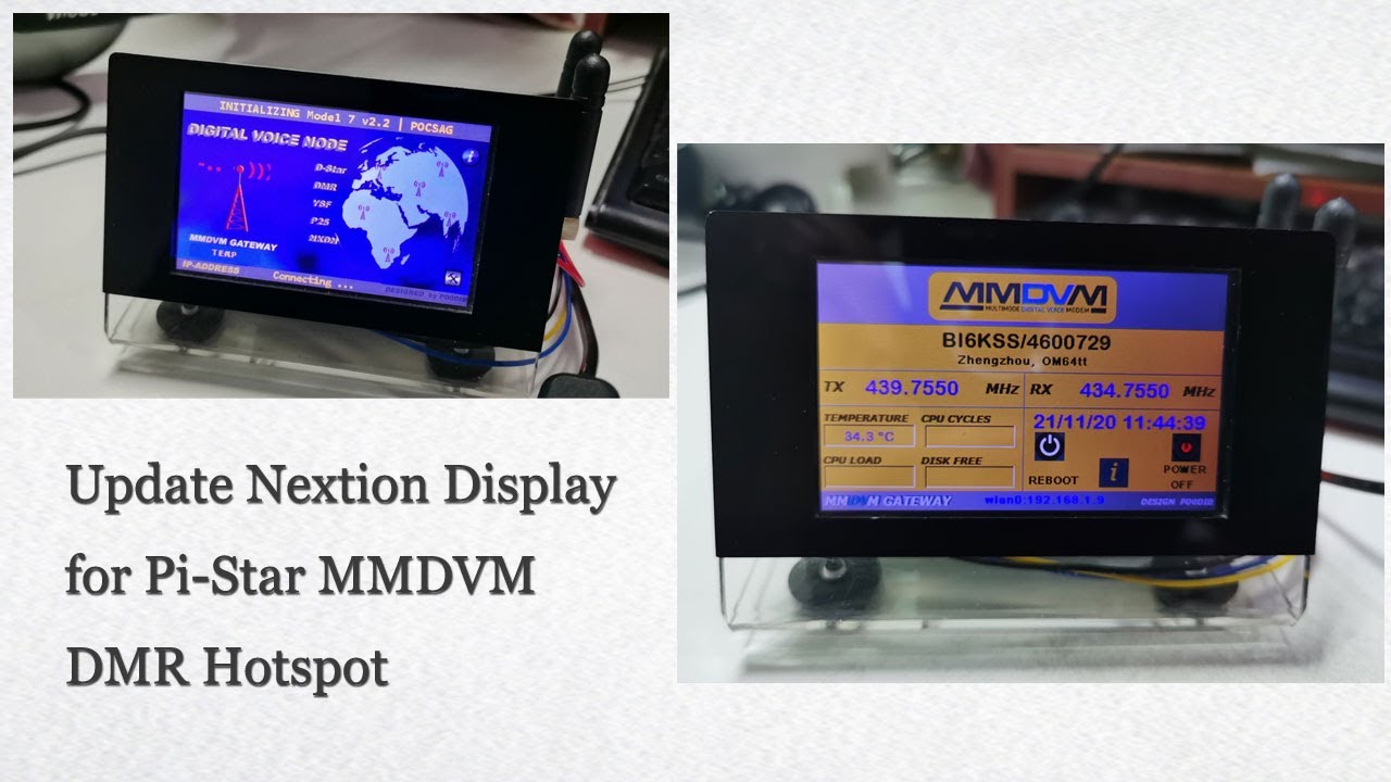 Update Nextion Display for Pi-Star MMDVM DMR Hotspot