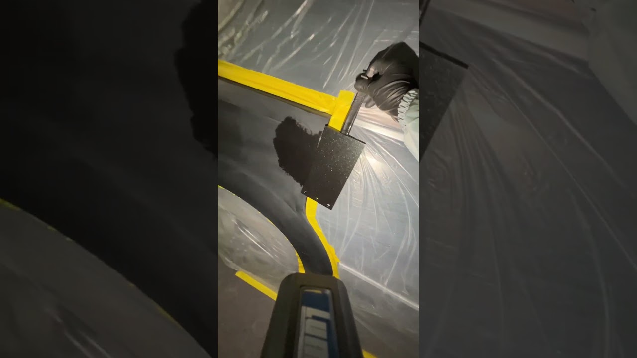 DEEP BLACK PEARL EXPERT AUTO BODY PAINT JOB SPRAYING #car #paintlife #autobody #satisfying #paint
