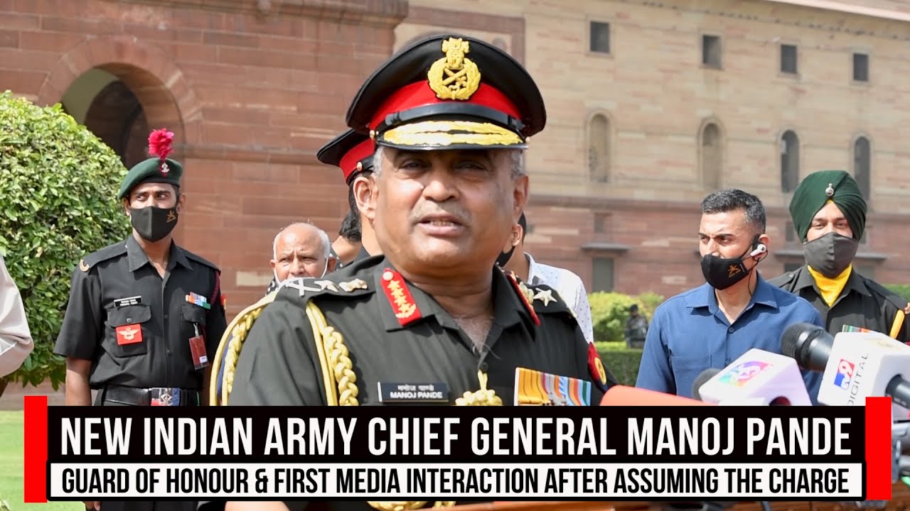 General Manoj Pande Assumes Charge of Chief of Army Staff (CoAS) | Indian Army | Media Interaction
