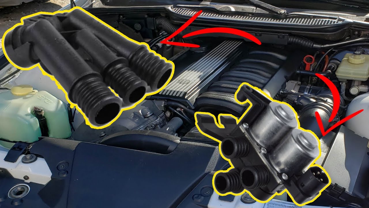 BMW 325I - E36 Vazamento de água - Flange do Ar quente - Dica Bypass