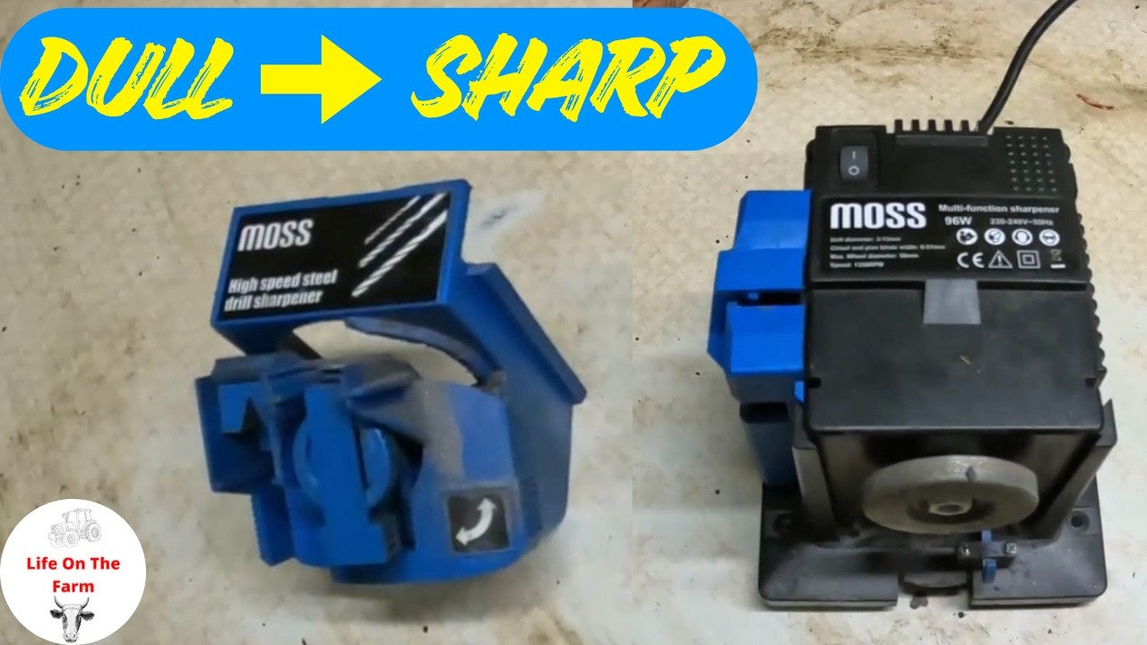 HOW TO SHARPEN A DRILL BIT!! - 3 MINUTES