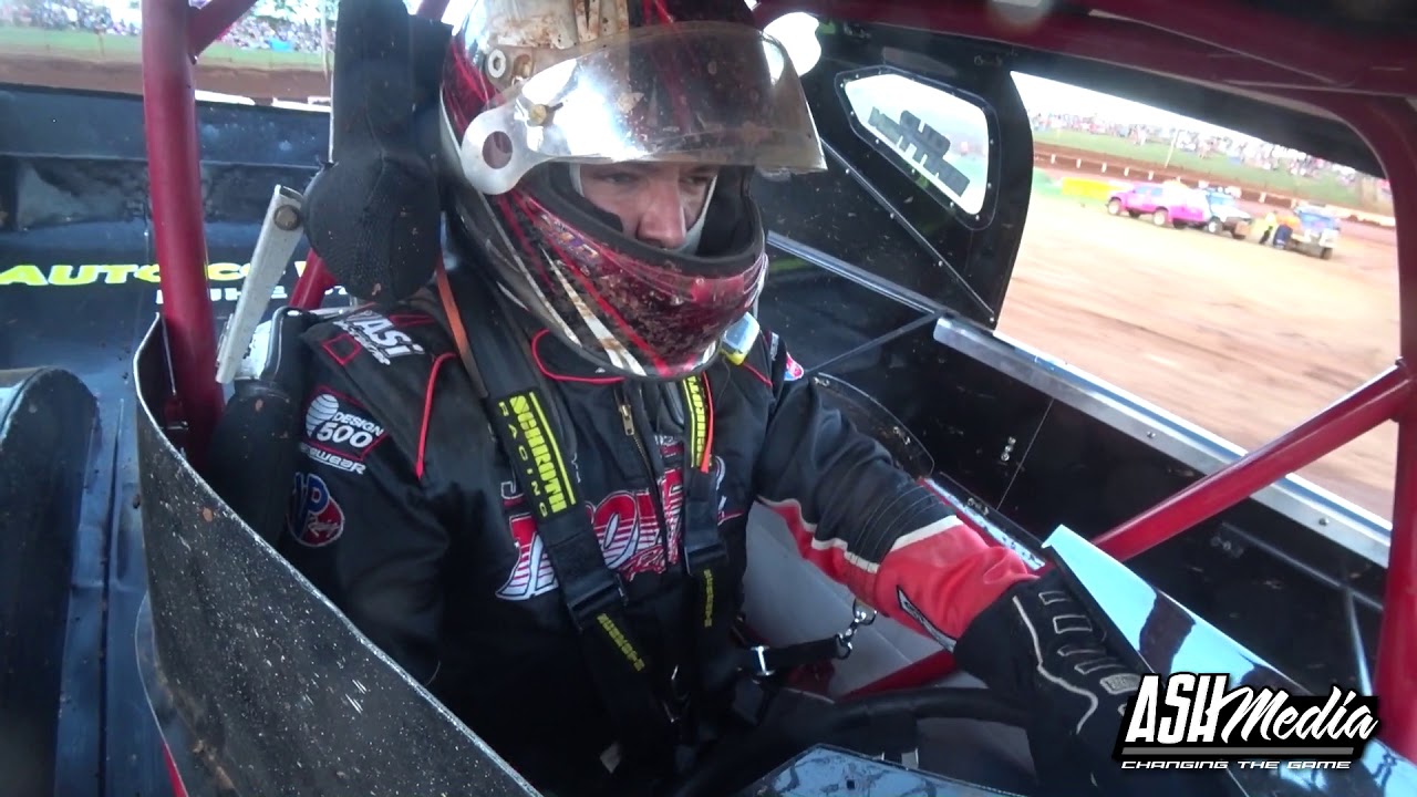 [In-Car] V8 Dirt Modifieds: Kevin Britten - Heat 1 - Archerfield Speedway - 01.01.2020