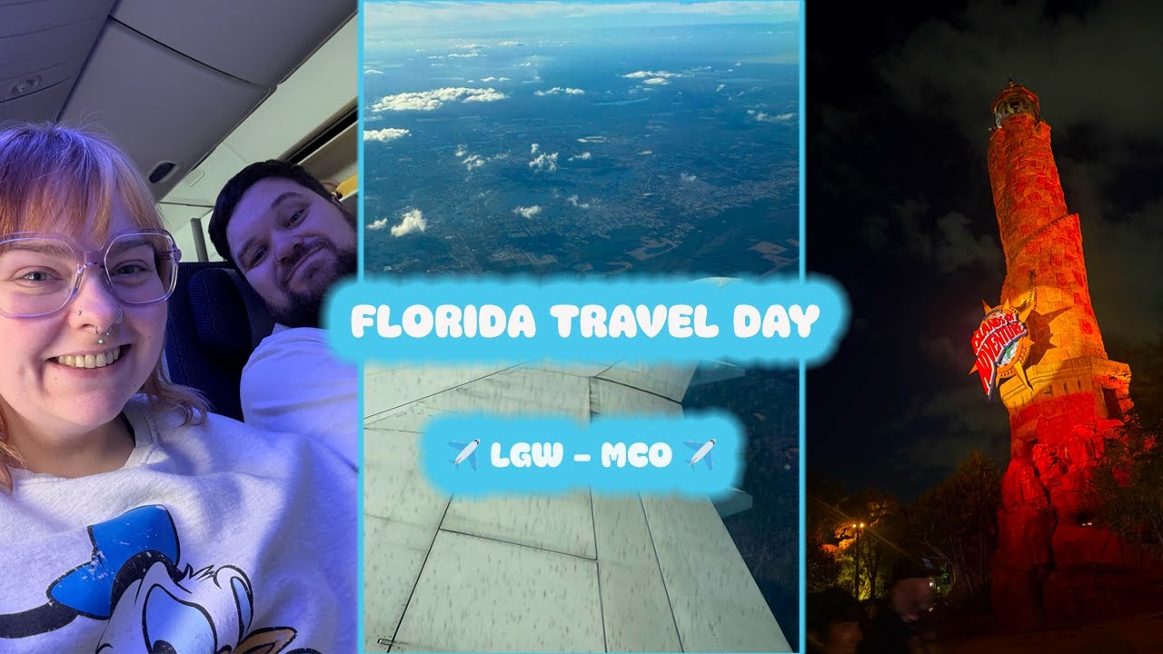 Orlando travel day! | a Norse Airways nightmare | budget friendly accommodation 