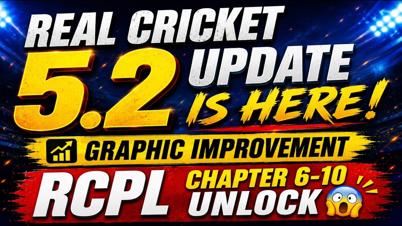 🔥 REAL CRICKET 5.2 UPDATE IS HERE! 😱 Biggest Update Ever?
