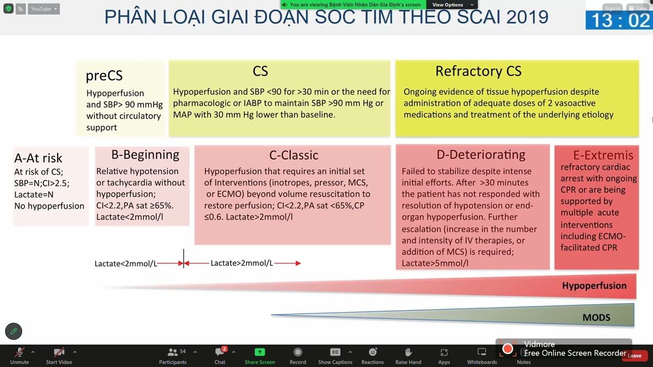 CHẨN ĐOÁN SỐC TIM VÀ LỰA CHỌN PHƯƠNG PHÁP HỖ TRỢ TUẦN HOÀN CƠ HỌC | Bs. Nguyễn Thanh Thảo