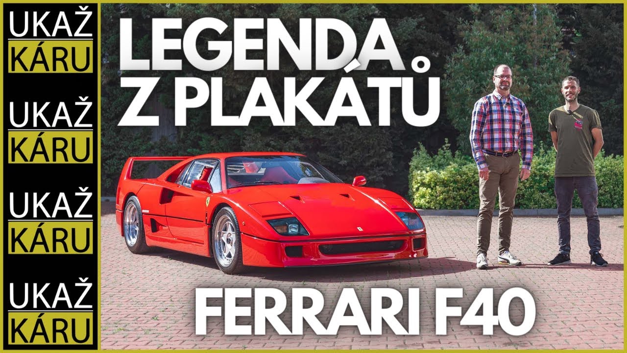 4K | NEUVĚŘITELNÝ ZÁŽITEK!! | FERRARI F40 | TEHDY NEJRYCHLEJŠÍ AUTO SVĚTA!