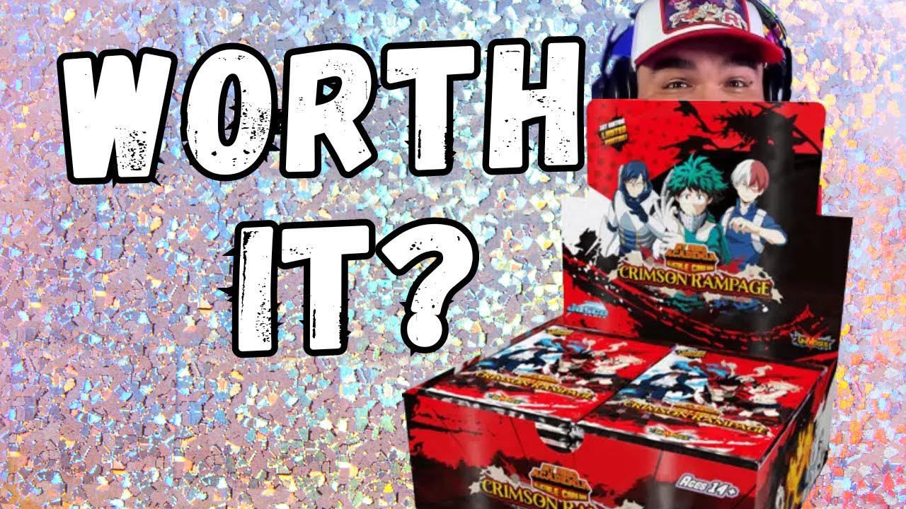 My Hero Academia: Crimson Rampage Booster Box 1st Edition Unboxing