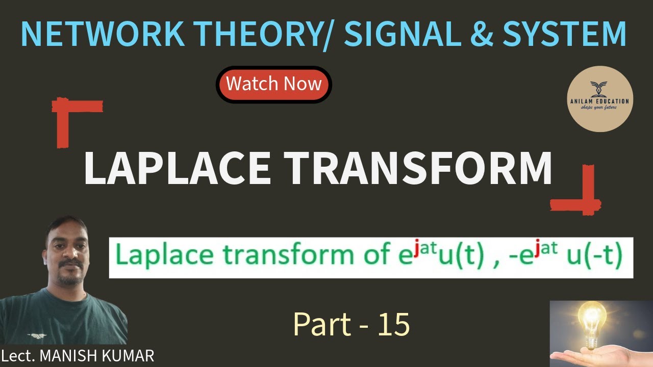 Network theory/Signal & system #LaplaceTransform of imaginary signal  part 15# Lect.  MANISH KUMAR