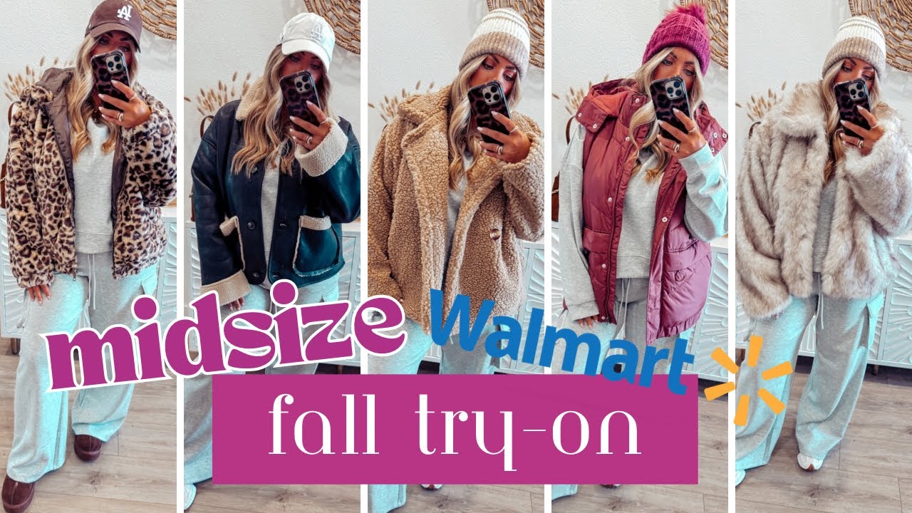 Walmart Midsize Fashion Haul & Try-On | Fall 2025 🍂🕯️🌧️ 