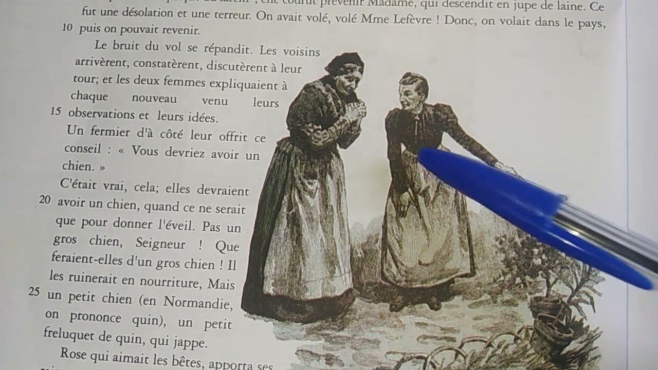 2 Types de textes :Texte narratif Mme Lefêvre Tronc commun, les œuvres intégrales page 18