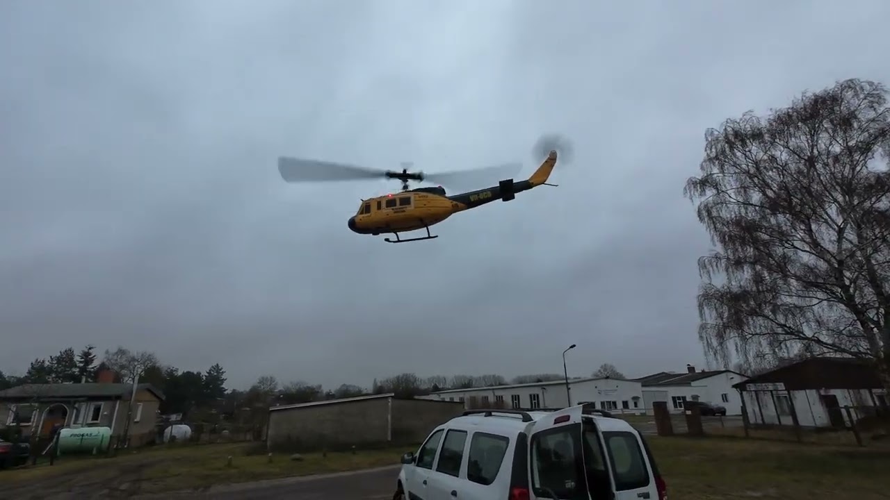HUEY UH-1D EC  ERA HELICOPTER ABENDFLUG 17.1.2026