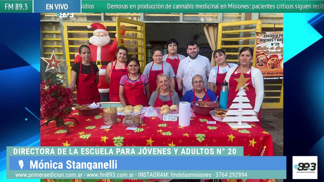 Mónica Stanganelli, directora de la Escuela para Jóvenes y Adultos N° 20