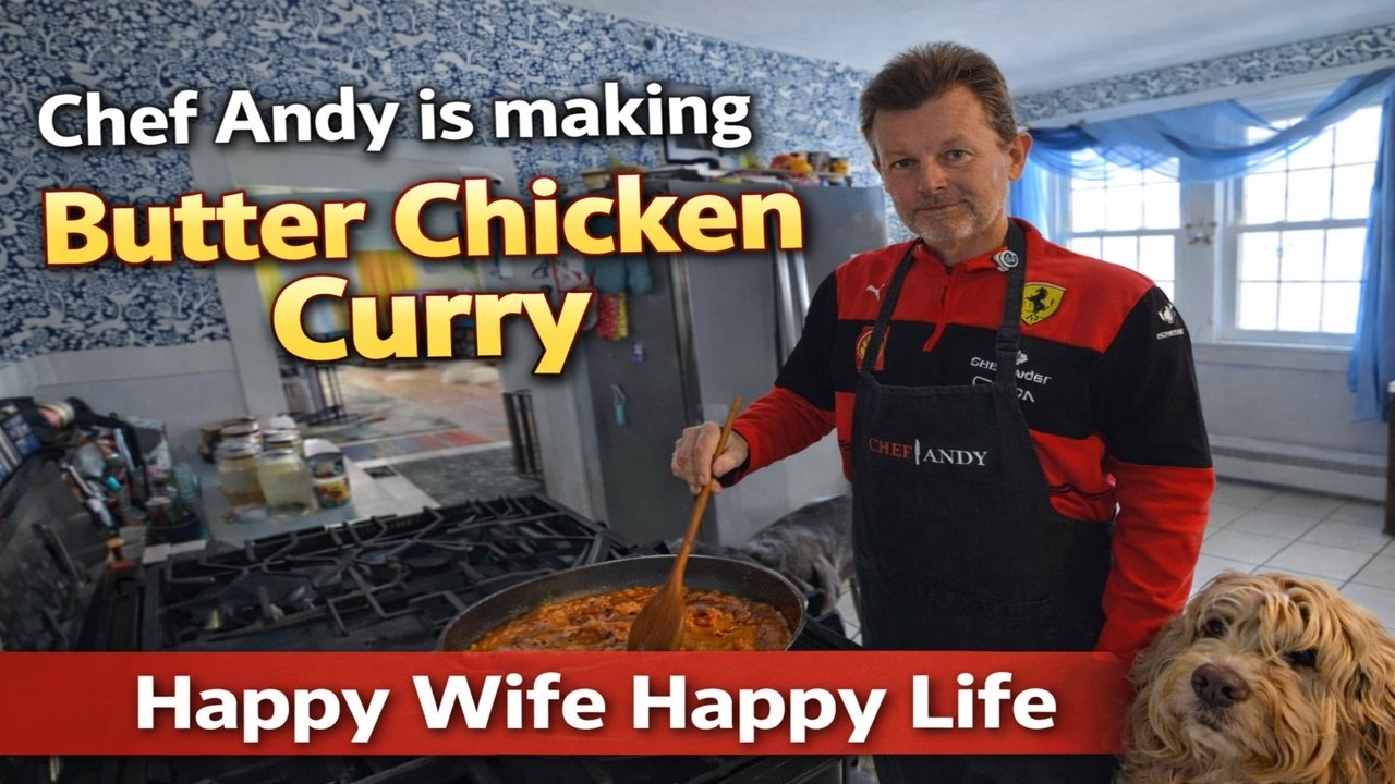 Made Butter Chicken Curry for My Wife… This Happened 😍 | Chef Andy
