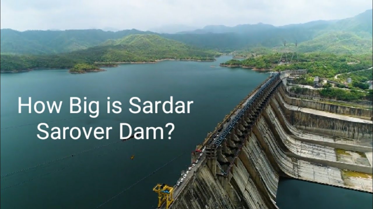 Sardar sarovar dam with drone shots and amazing facts