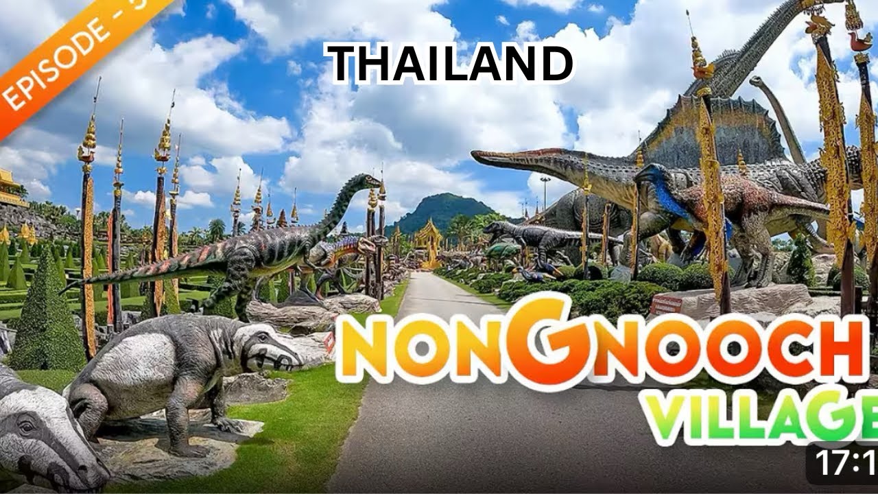 Nongnooch Garden | Thailand Botanical Garden | worlds biggest Botanical Garden | Dinasaurs thailand
