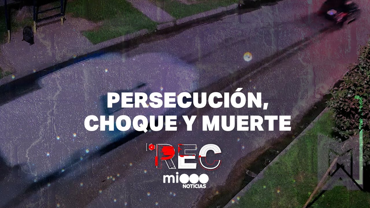 PERSECUCIÓN, CHOQUE Y MUERTE - LE ROBA LA CARTERA - 