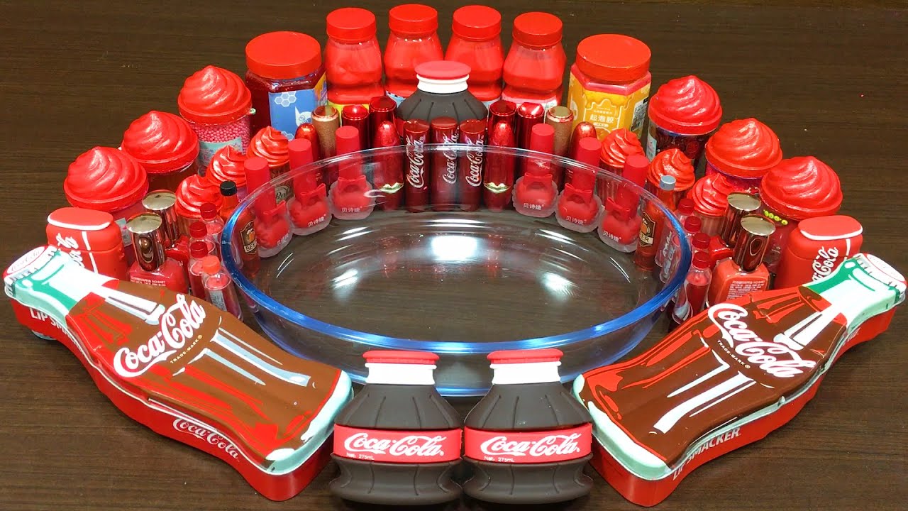 COCACOLA SLIME ! Mixing Random into STORE BOUGHT SLIME ! Satisfying Slime Videos #1446