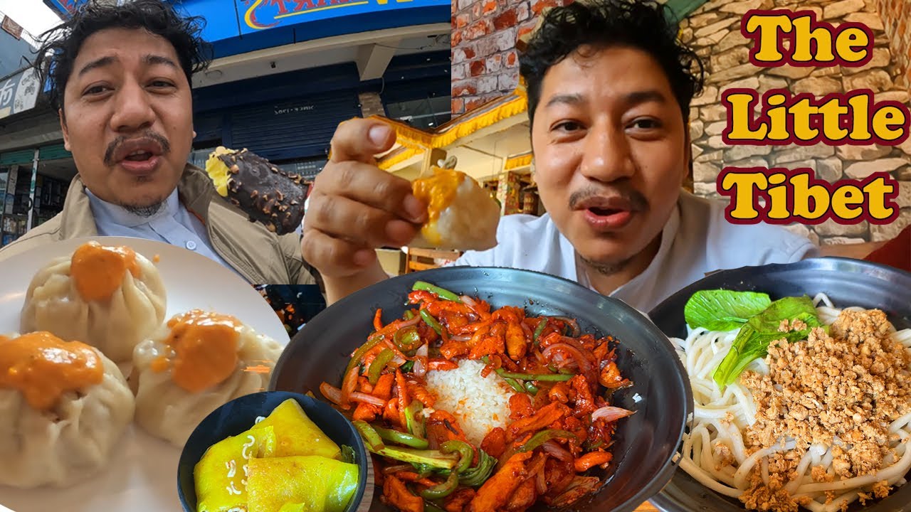 Yo chij Eating first time, Yummy, Food Hunt  | The little Tibet, lakeside pokhara