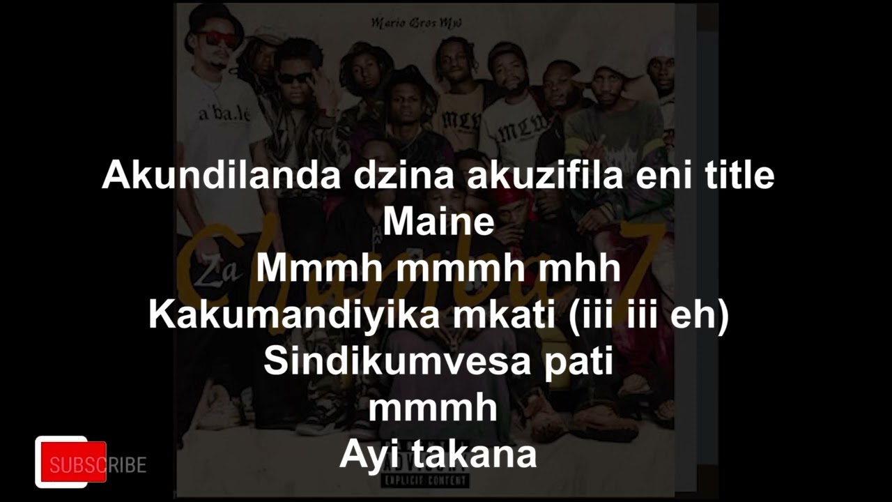 Crispy Malawi - Mkati (Lyric Video) ft Dirty flo , Krazie G & Swanky MIB