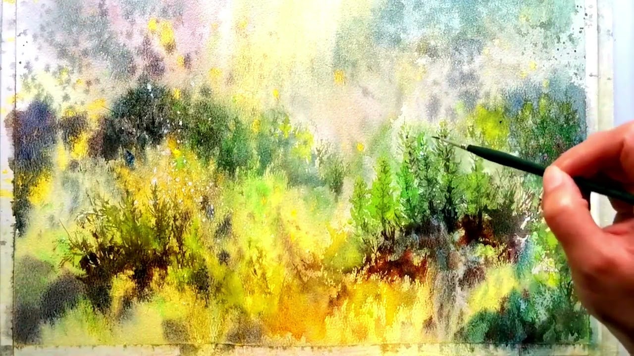 Watercolor Painting Process | Learn to Use Watercolor Step by Step