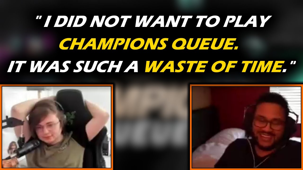 Aphromoo on why he doesn't like Champions Queue