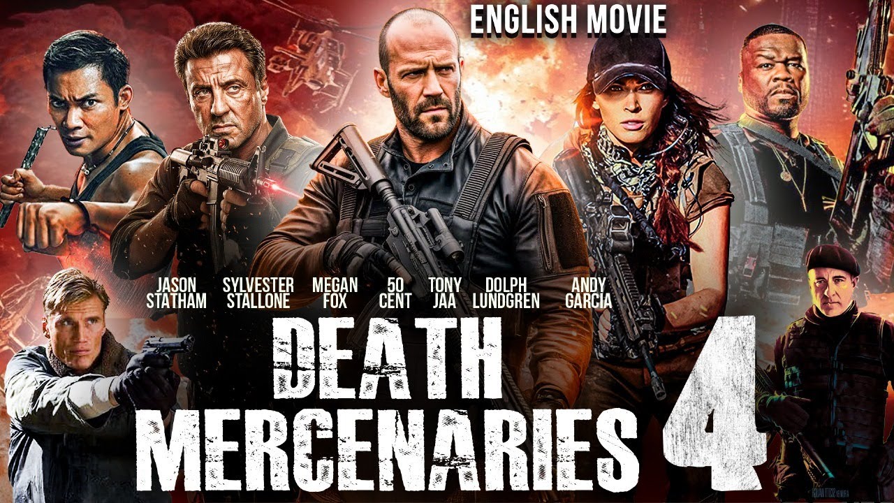Jason Statham, 50 Cent, Megan Fox, Lundgren, Stallone In DEATH MERCENARIES 4 | English Action Movie